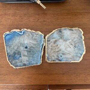 Anthropologie quartz coasters